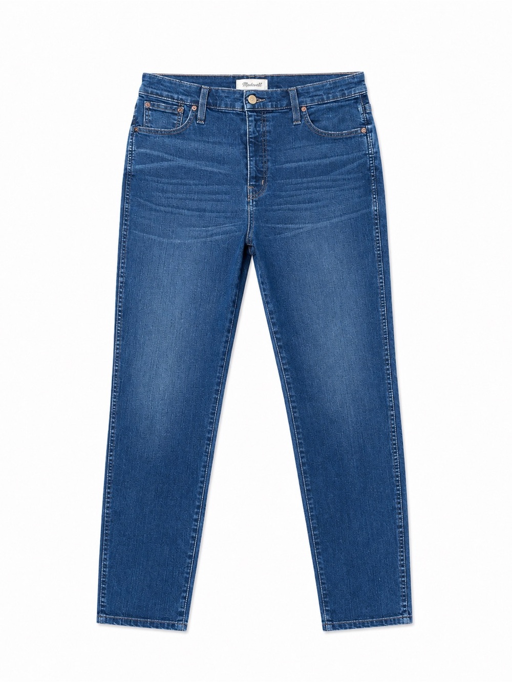 Madewell 10” High-Rise Skinny Skinny Jeans Size 31 Dark Wash Denim - Picture 3 of 5